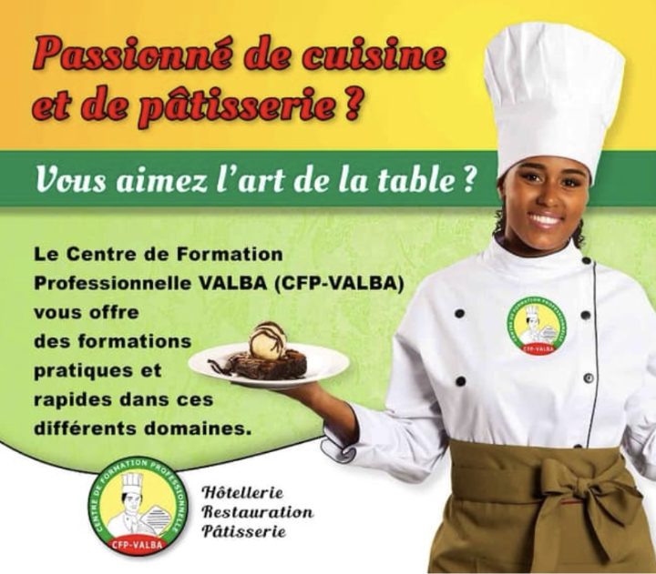 Annonce - Cours de cuisine CFP Valba